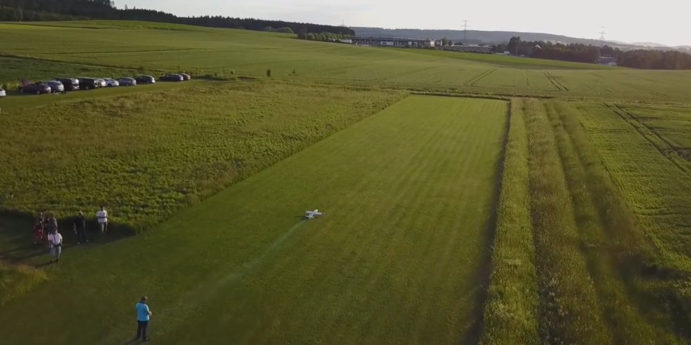 Luftbild RC-Modellflugplatz