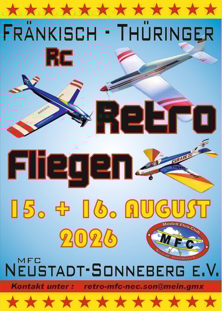 Banner RC Retrofliegen MFC Neustadt-Sonneberg e.V.